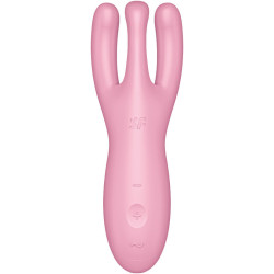 Satisfyer - Application Vibrateur Threesome 4 Rose